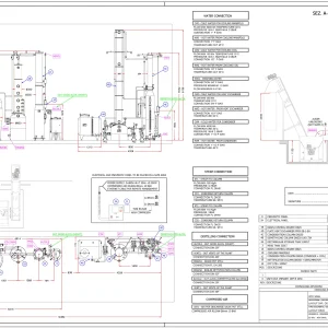 Impianto di distillazione discontinuo tipo 15DM IR
